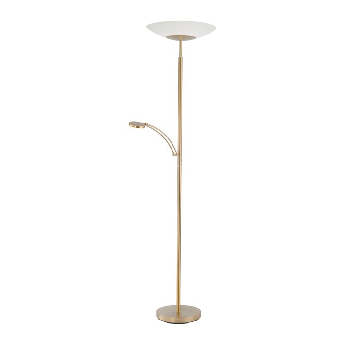 Stehlampe aluminiumgeflecht