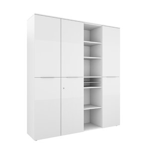 Aktenschrank mit Holztop