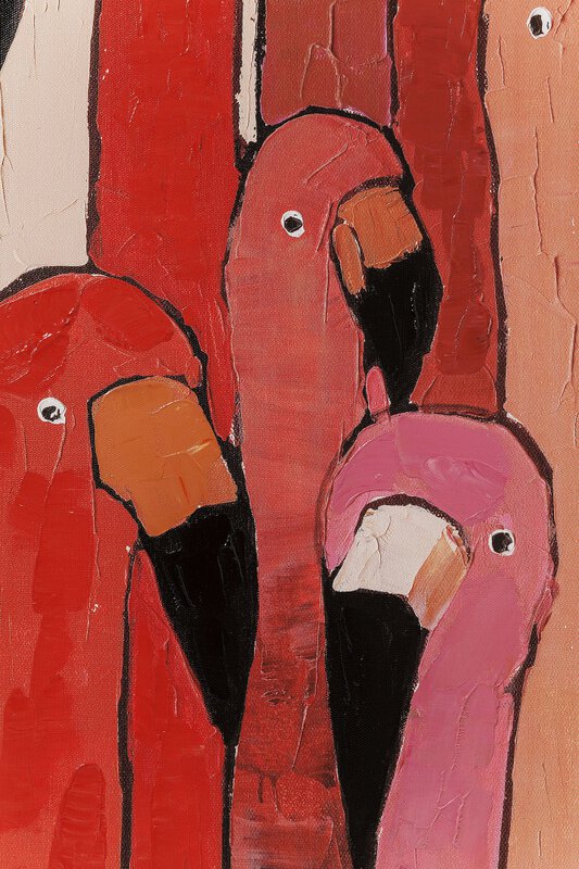 Wandbild 120 x 90 cm - Flamingo Meeting - Rosa | Segmüller ...