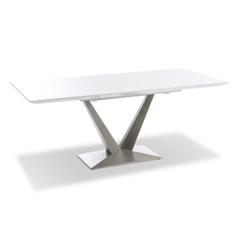 Esstisch mit Auszug - Bardolino 140/190 x 85 cm - Weiß | Segmüller