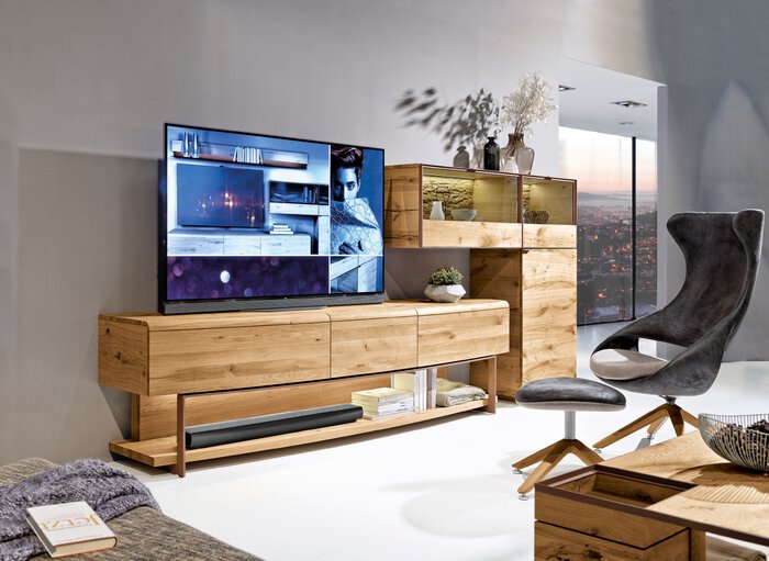 Wohnwand VCube Wildeiche Voglauer Online kaufen bei Segmüller