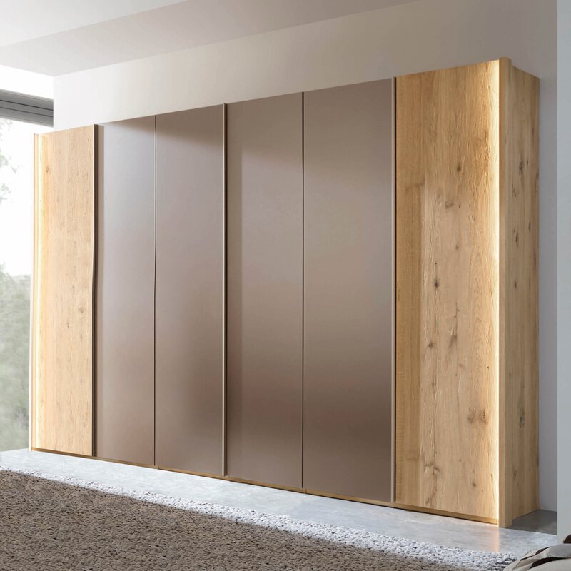 Kleiderschrank - Cubo, 299 x 222,3 cm - Wildeiche | Segmüller