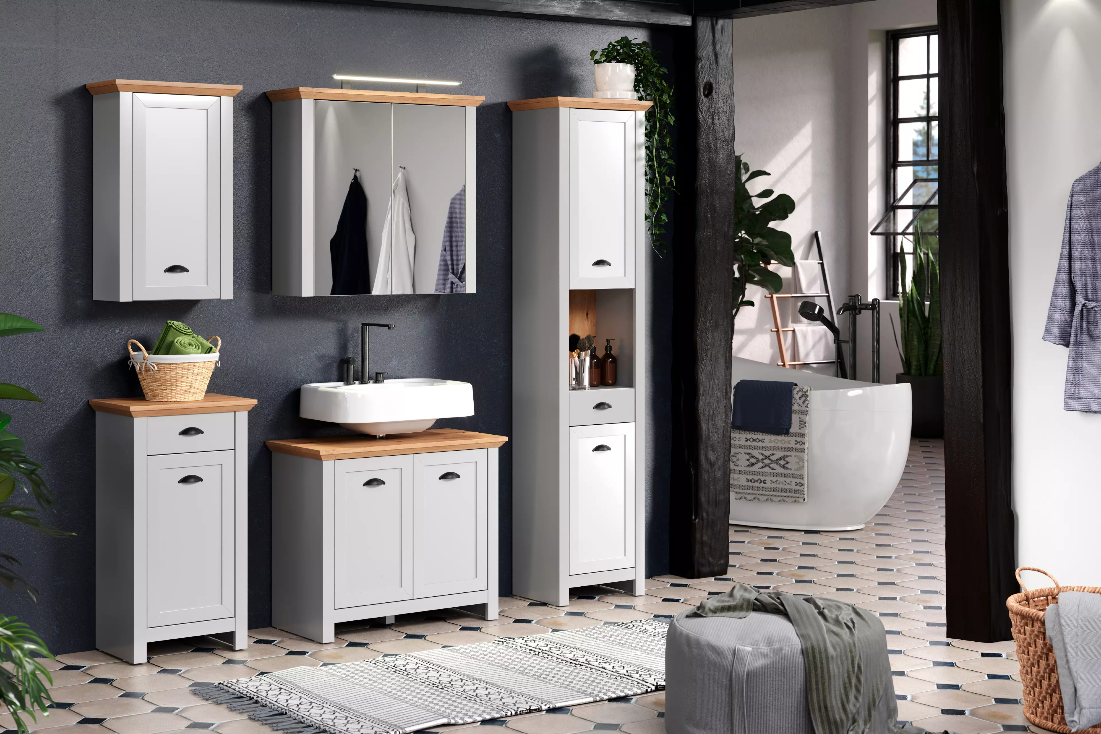 Stehende Waschbeckenunterschränke kaufen | SEGMÜLLER