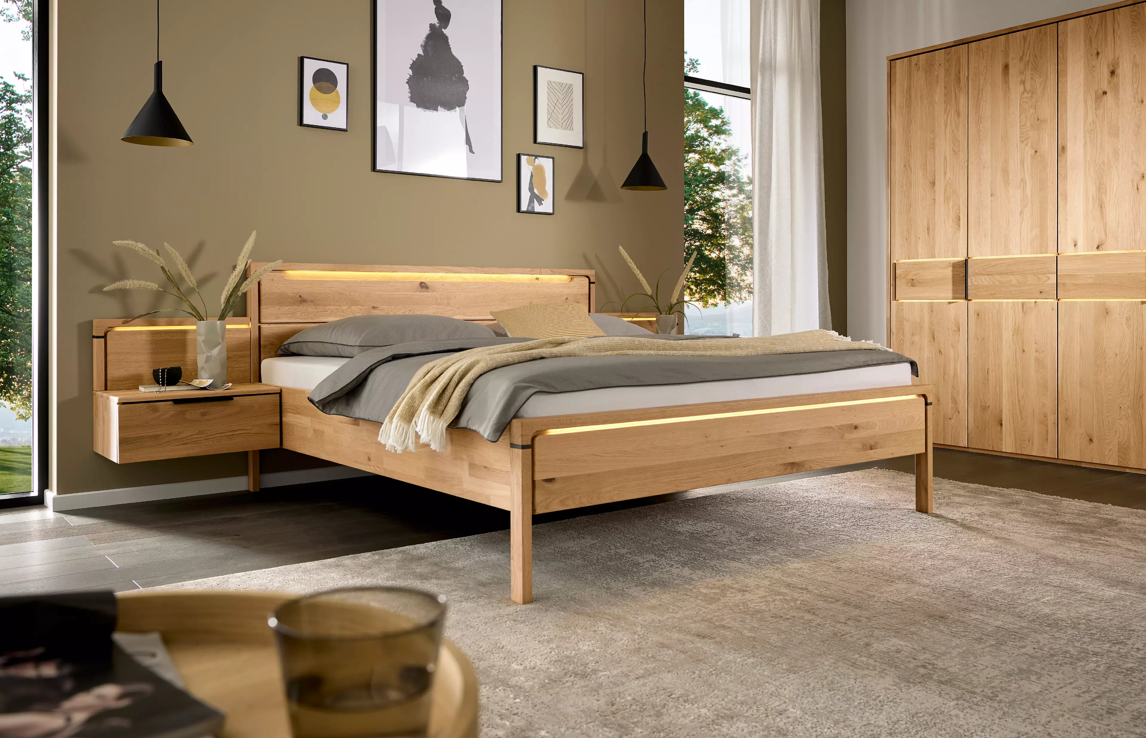 Massivholzbetten 180 x 200 für Ihr Schlafzimmer | SEGMÜLLER