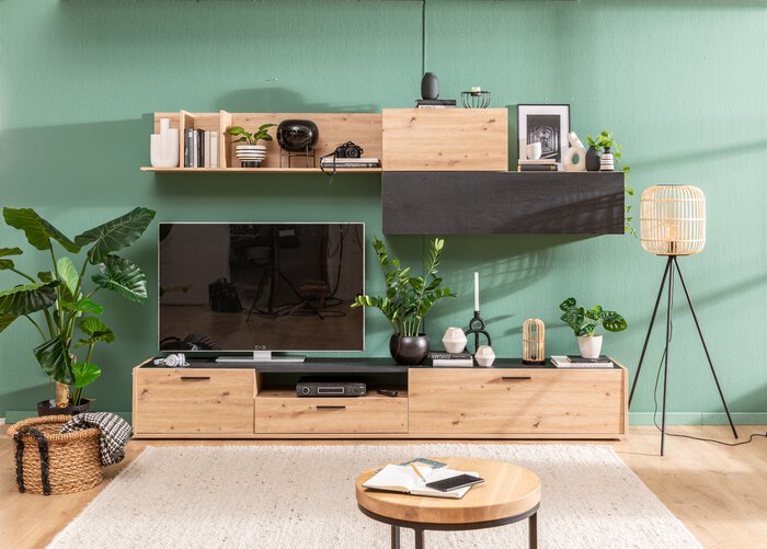 Wohnwand Vitruvia von Composad braun SEGMÜLLER