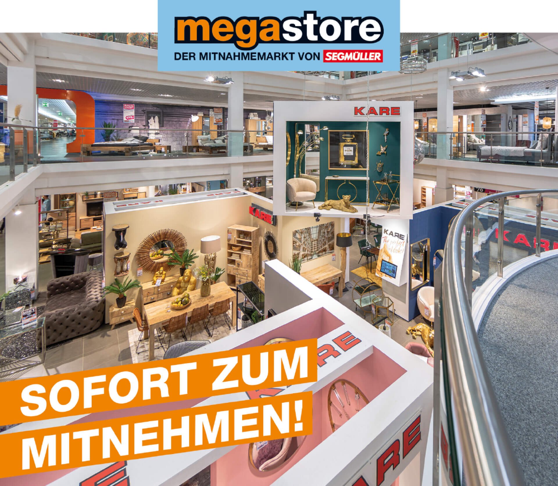 Megastore der Mitnahmemarkt von SEGMÜLLER