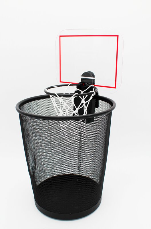 Papierkorb-Aufsatz - Basketball-Korb - Schwarz | Segmüller