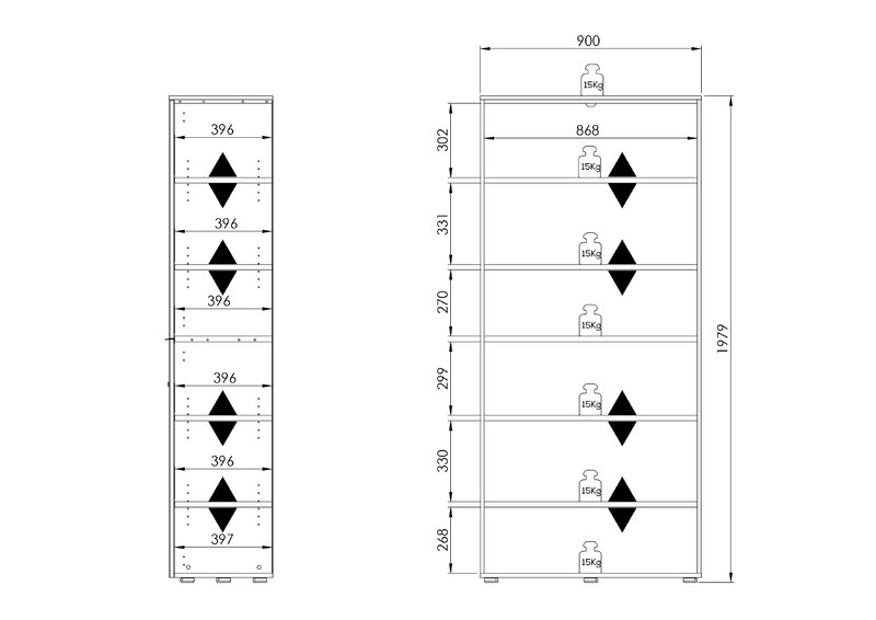 Aktenschrank mit Holztop
