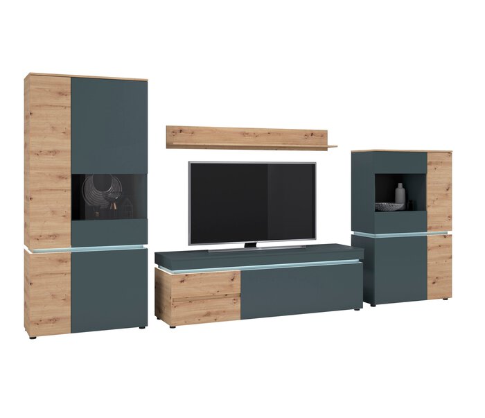 Wohnwand Luci von Wójcik grau kaufen SEGMÜLLER