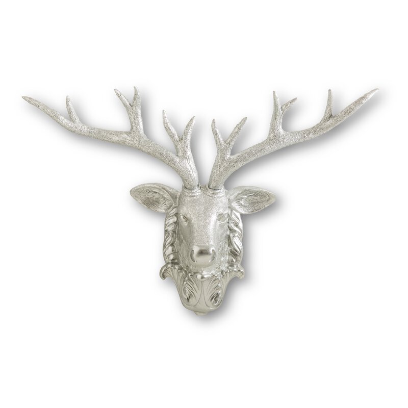 Deko-Objekt - Hirschgeweih 22,5 cm - Silber | Segmüller Onlineshop