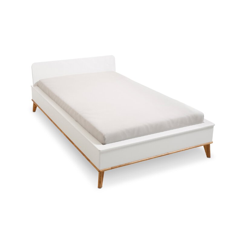 Bett Vivo 100 x 200 cm Eiche Weiß Online kaufen bei Segmüller