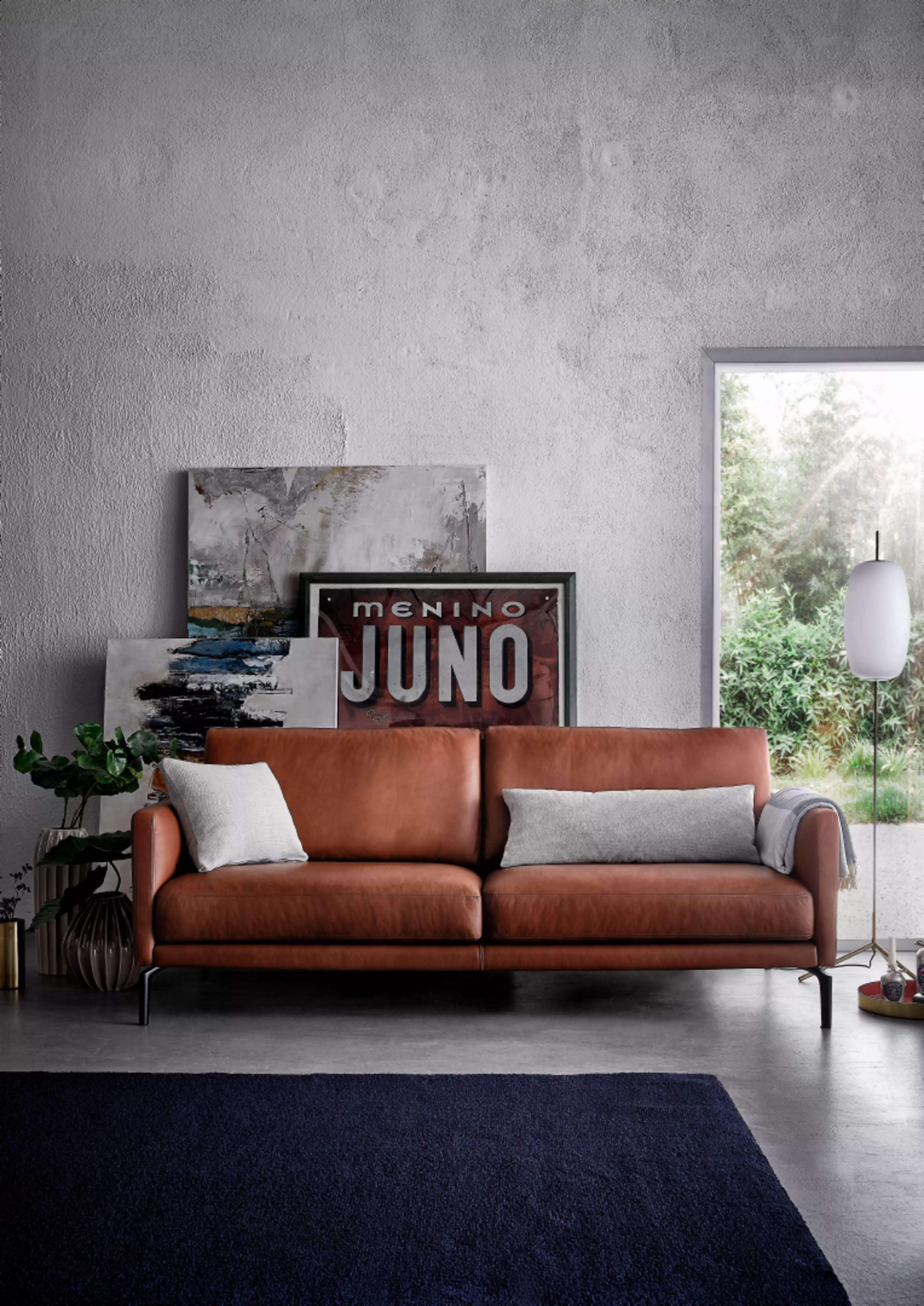 Braune Leder Sofas - klassisch und schick | SEGMÜLLER