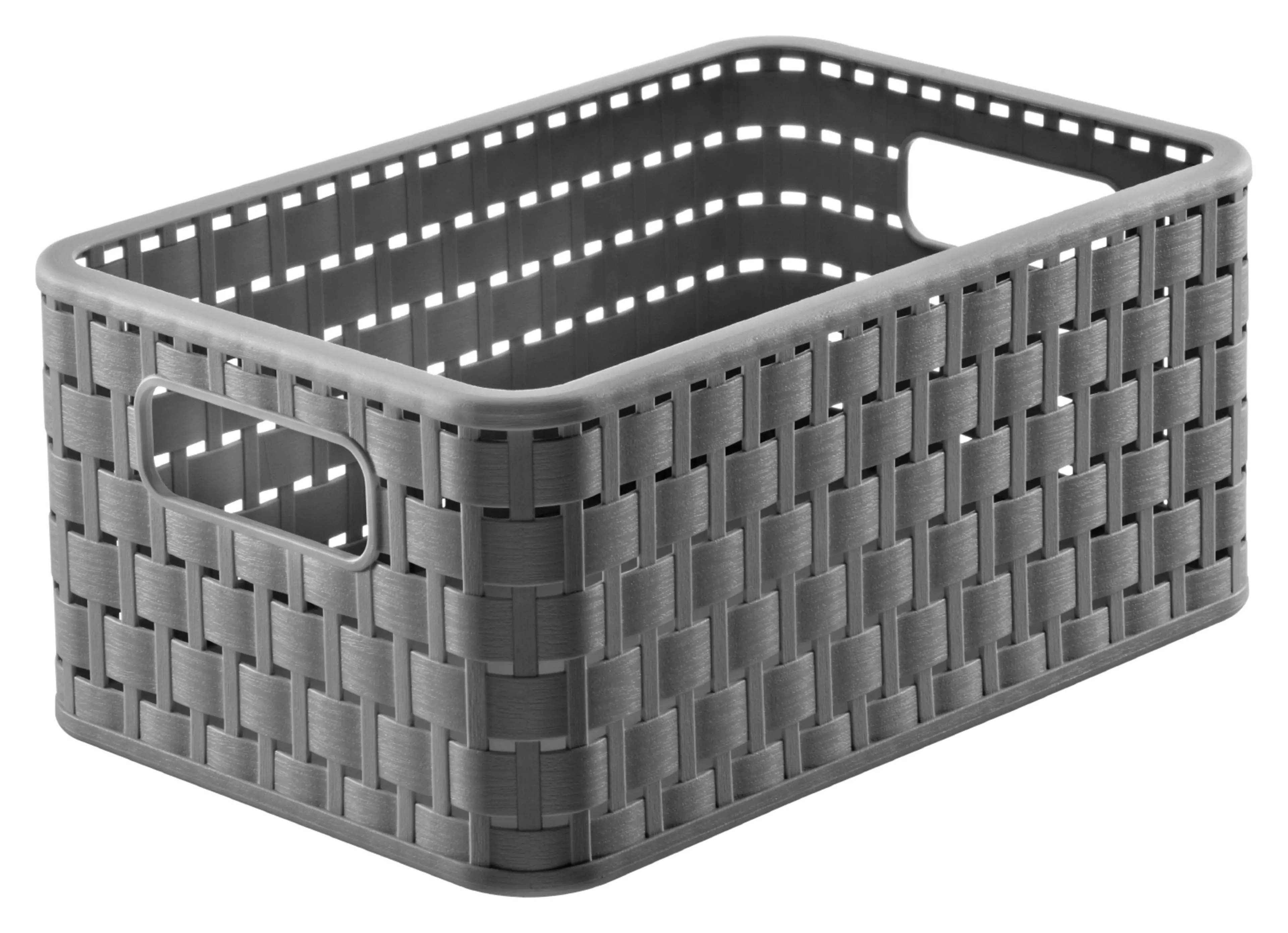 Conny Clever Minikörbe Aus Kunststoff – Grüne Ablagekörbe, Ca. 16,5x13x13 Cm, Für Regal & Ordnung