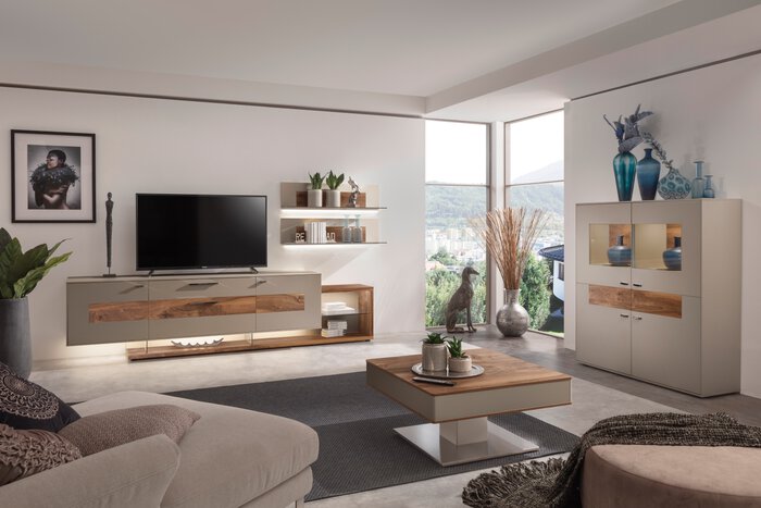 Wohnwand Media Concept grau jetzt kaufen SEGMÜLLER