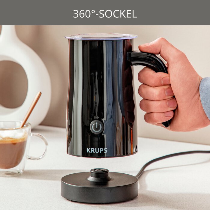 Milchaufschäumer Krups XL1008 schwarz SEGMÜLLER